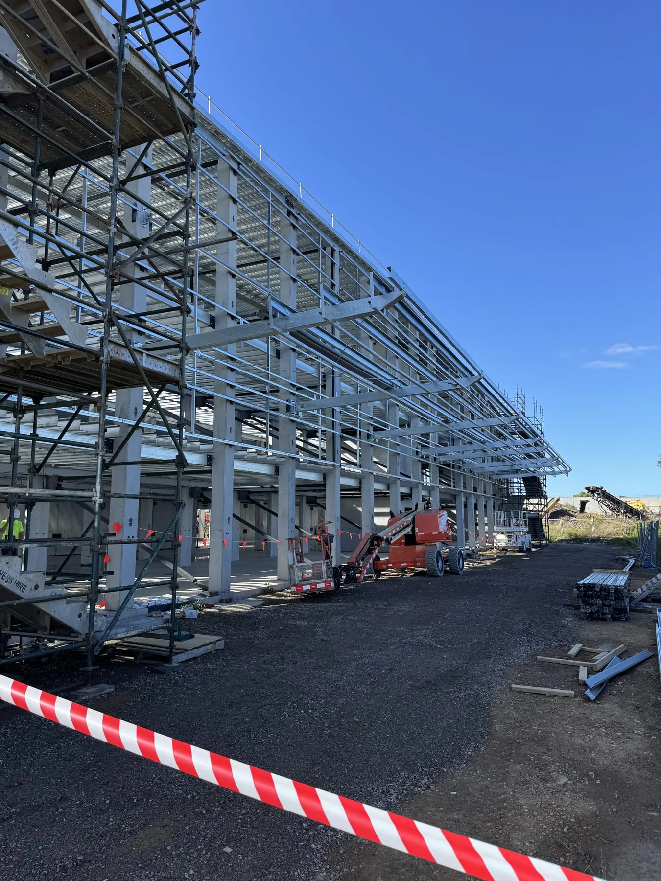 KeepSafe Storage Coburg structural steel project