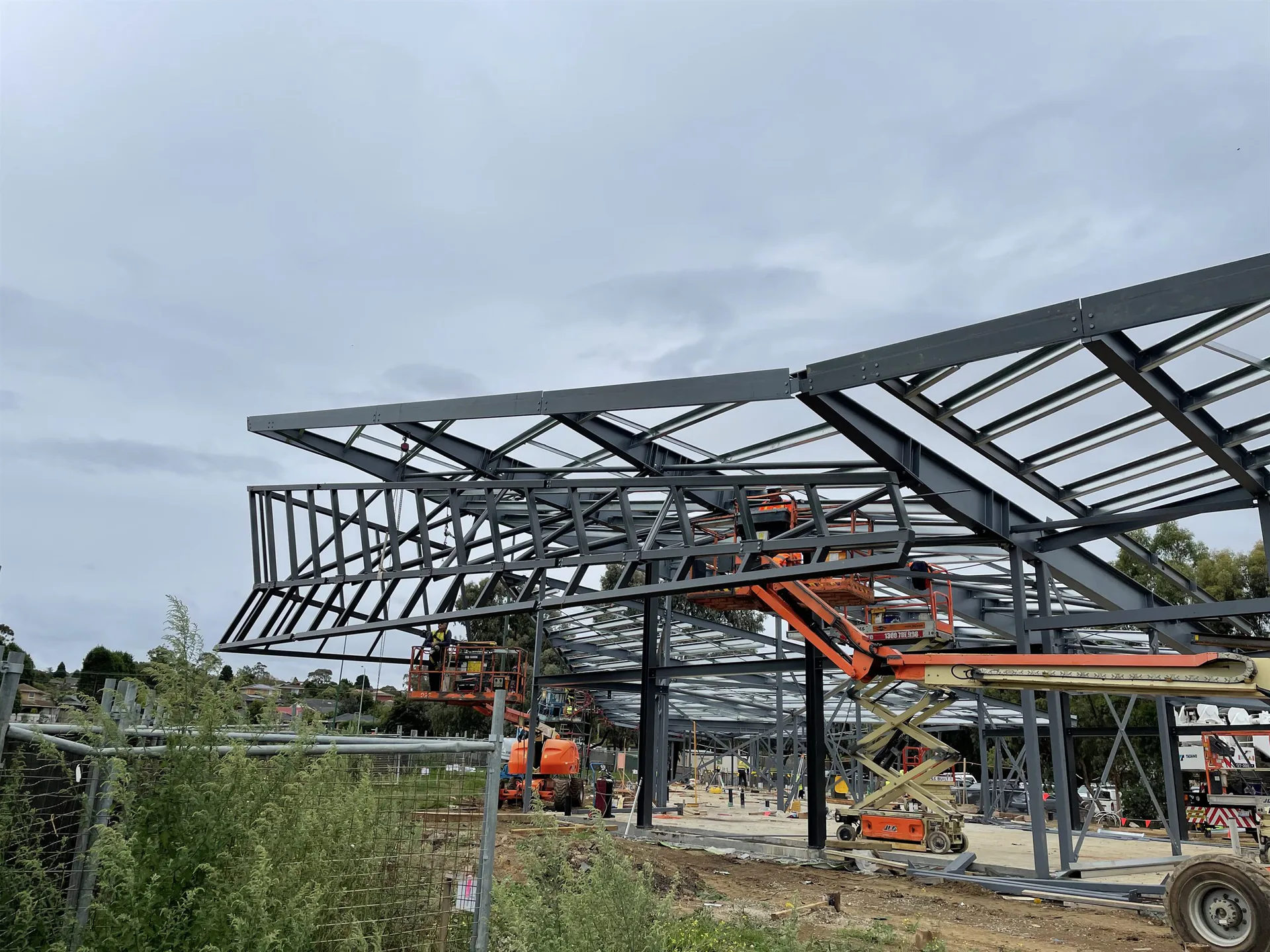 Terrara House Pavilion structural steel project